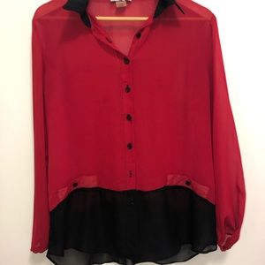 Red blouse